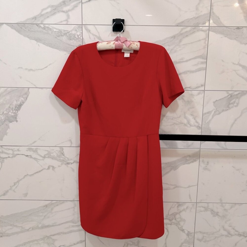 Club Monaco Lynndalyn Red Dress size 12 - Picture 2 of 7